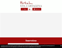 Tablet Screenshot of hotelstilcartagena.com